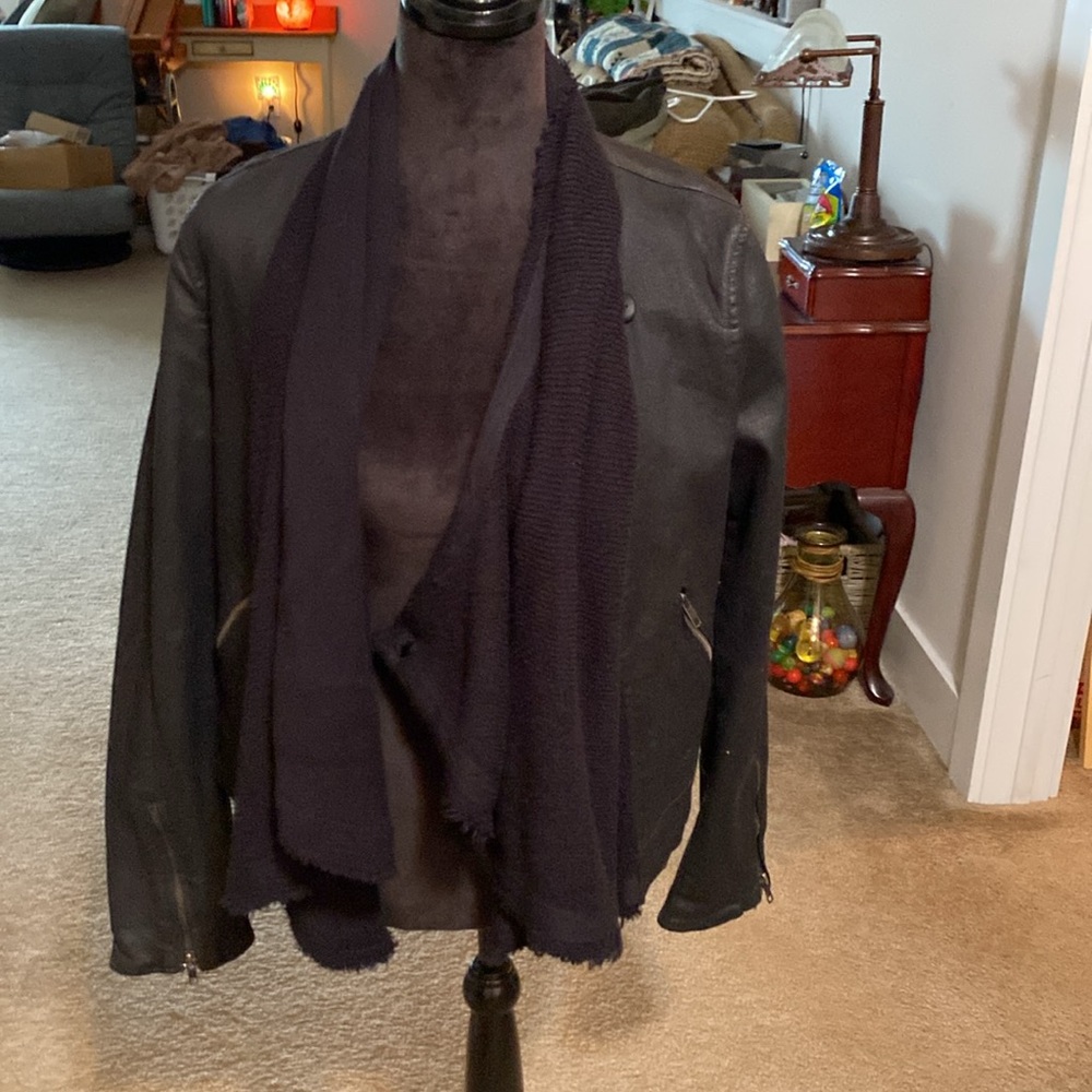 NWOT Free People drape front jacket size 10 - Picture 2 of 5
